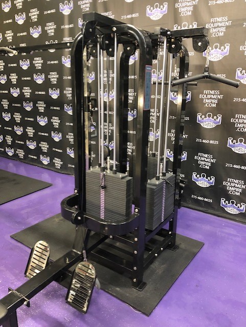 web6-9 Empire 5-Stack Jungle Gym Dual Adjustable Pulley Cable Crossover – BRAND NEW