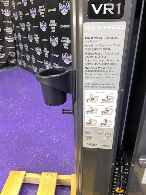 web61 Cybex Multi Press – Flat Incline & Overhead Press Combo – Space Saver