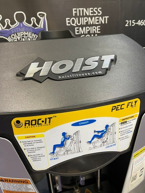 web65 Hoist Roc-It RS-1302 Converging Pec Fly w/345 lb. Stack