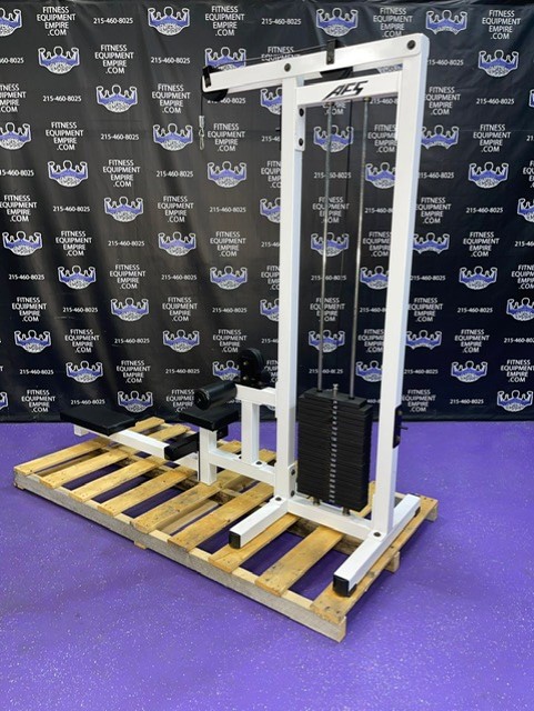 web67-2 AFS Low Cable Row & High Pulley Tricep Pushdown Combo Machine w/300 lb. Stack – RARE – Refurbished