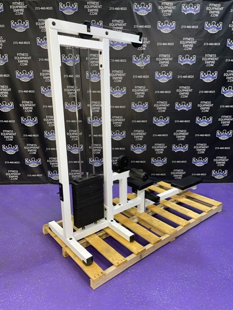 web69-1 AFS Low Cable Row & High Pulley Tricep Pushdown Combo Machine w/300 lb. Stack – RARE – Refurbished