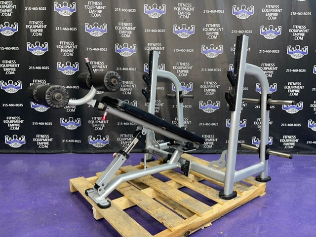web7-15 Atlantis Precision P-239 Olympic Flat & Decline Combo Bench Press – RARE