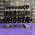 TAG URETHANE 5-50 lb. Dumbbell Set w/Precor Rack – CLEAN TAG URETHANE 5-50 lb. Dumbbell Set w/Precor Rack – CLEAN
