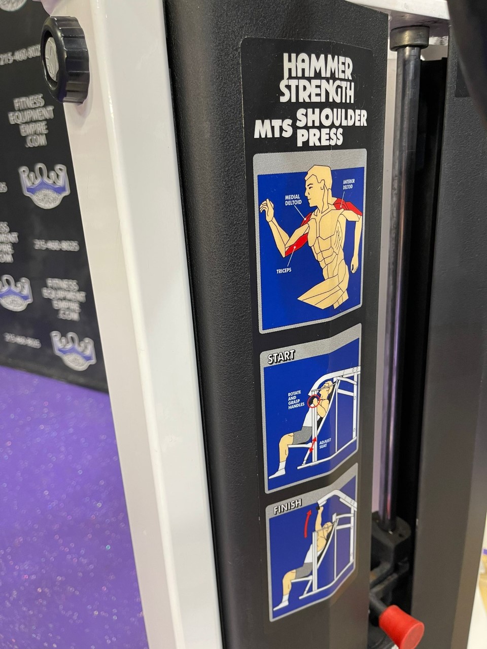 web7-26 Hammer Strength MTS ISO Lateral Shoulder Press