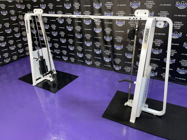 web7-29-3.jpg Precor Icarian Dual Adjustable Pulley Cable Crossover w/Multi Grip Pull-up