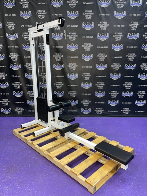 web70-1 AFS Low Cable Row & High Pulley Tricep Pushdown Combo Machine w/300 lb. Stack – RARE – Refurbished