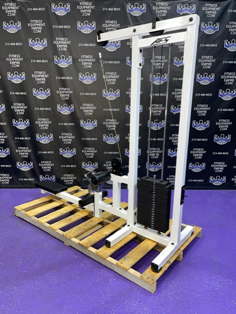 web72-1 AFS Low Cable Row & High Pulley Tricep Pushdown Combo Machine w/300 lb. Stack – RARE – Refurbished