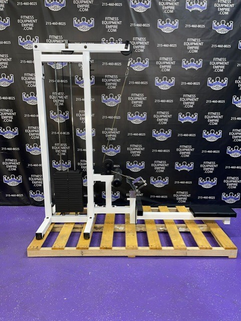 web73-1 AFS Low Cable Row & High Pulley Tricep Pushdown Combo Machine w/300 lb. Stack – RARE – Refurbished