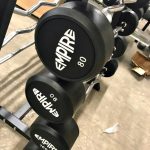 BRAND NEW Empire Rubber Fixed EZ Curl Bar Set 20-110 lbs. in 10’s w/Rack BRAND NEW Empire Rubber Fixed EZ Curl Bar Set 20-110 lbs. in 10’s w/Rack