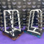 Ivanko 20-110 lb. EZ Curl & Straight Bar Package w/Precor Icarian Racks Ivanko 20-110 lb. EZ Curl & Straight Bar Package w/Precor Icarian Racks