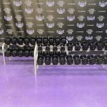 GP Urethane 5-100 lb. Prostyle Dumbbell Set w/Cybex Pro Racks GP Urethane 5-100 lb. Prostyle Dumbbell Set w/Cybex Pro Racks
