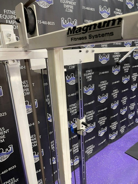 web8-9-3.jpg Magnum 5 Stack Dual Cable Crossover Jungle Gym w/315 lb. Stacks