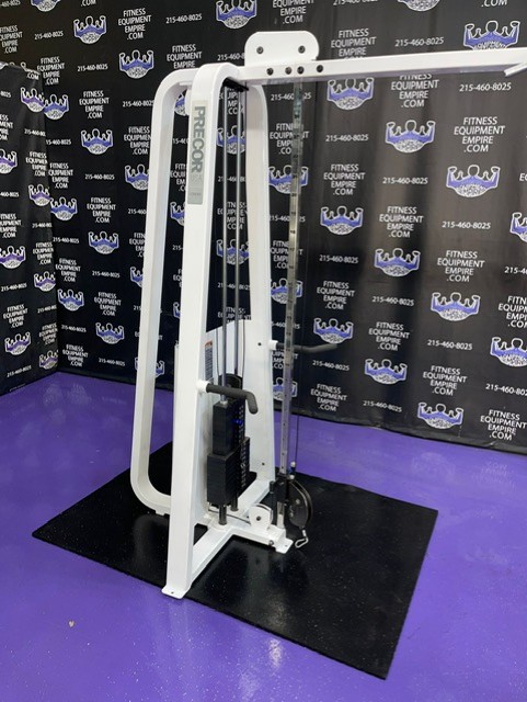 web9-25-1.jpg Precor Icarian Dual Adjustable Pulley Cable Crossover w/Multi Grip Pull-up