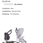 OCTANE XRide XR6000 Seated Elliptical Touchscreen – Newest Model